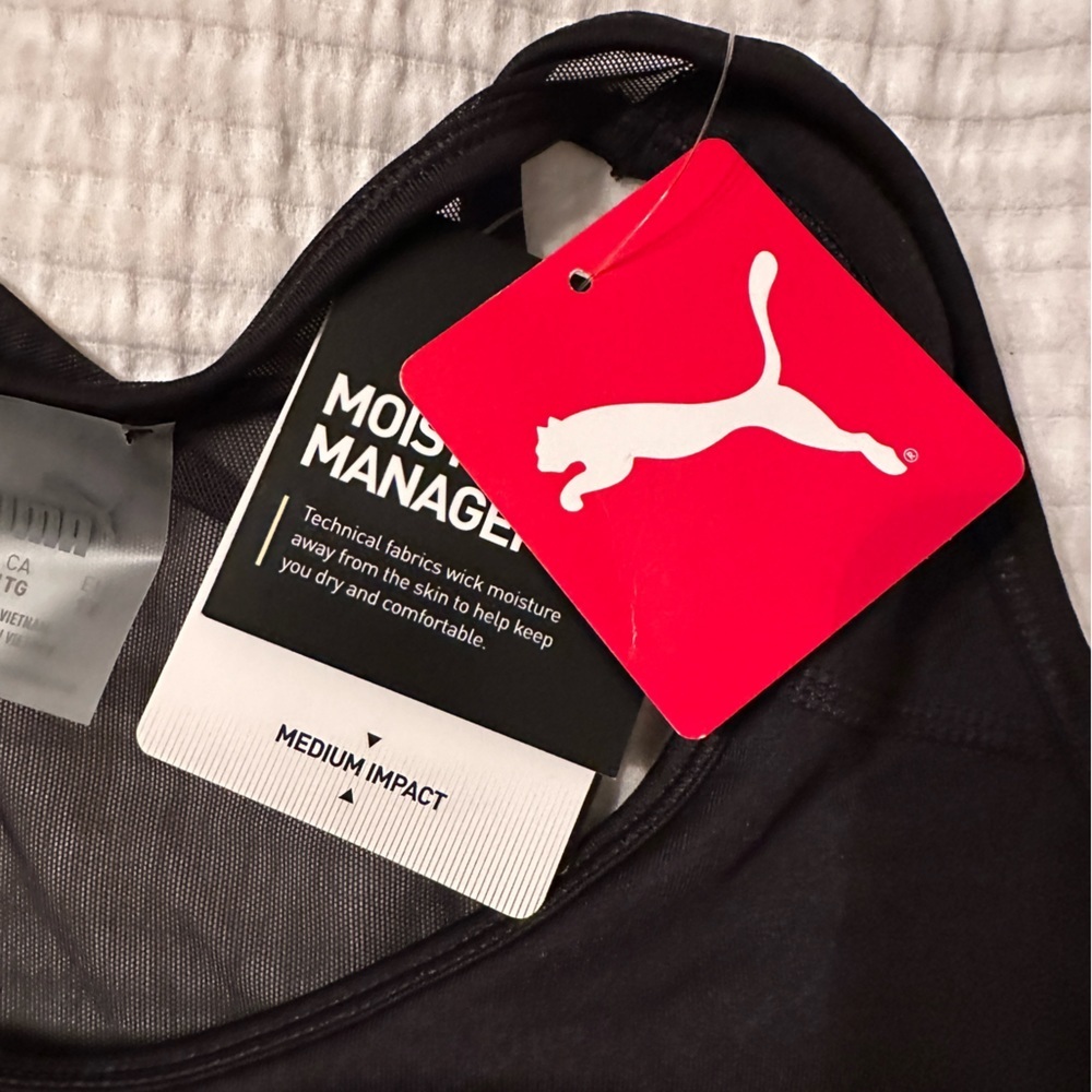 Puma Medium Impact Sports Bra - NWT - Size 1x - Picture 6 of 10